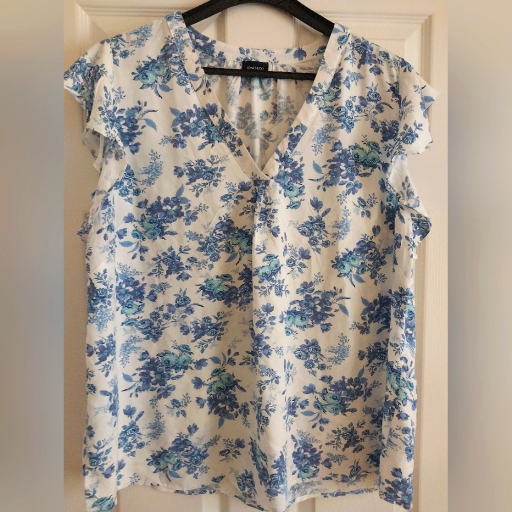 Jones&Co Lightweight Blouse Size 2xl
